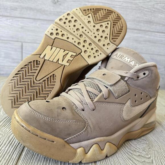 Nike Air Force Max Sepia Stone Tan Brown Men’s size 9 AH5534-200 Pre-owned Bark